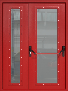 Полуторная дверь ДМП-2(О) EIWS 60 Антипаника Полуторная дверь ДМП-2(О) EIWS 60 Антипаника