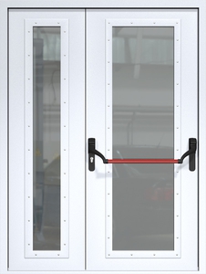 Полуторная дверь ДМП-2(О) EIWS 60 Антипаника Полуторная дверь ДМП-2(О) EIWS 60 Антипаника