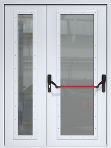 Полуторная дверь ДМП-2(О) EIWS 60 Антипаника Полуторная дверь ДМП-2(О) EIWS 60 Антипаника