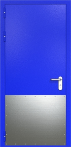 Однопольная дверь ДМП-1 с отбойником (ручки «хром») Однопольная дверь ДМП-1 с отбойником (ручки «хром»)