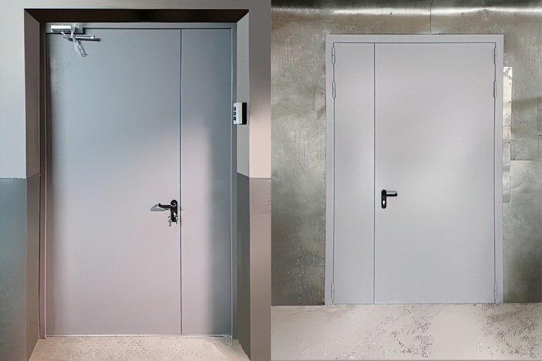 Полуторная огнестойкая дверь (Погорельский переулок, 5) Полуторная огнестойкая дверь (Погорельский переулок, 5)