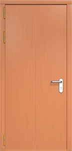 Однопольная дверь ДМП-1 МДФ (ручки «хром»)
