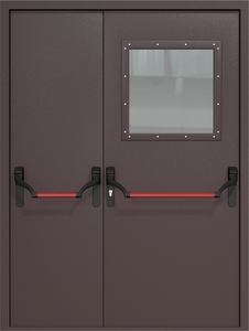 Полуторная дверь ДМП-2(О) (500х500) Антипаника