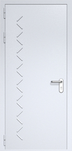 Однопольная дверь ДМП-1 с рисунком (ручки «хром»)