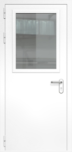 Однопольная дверь ДМП-1(О) (700х500) (ручки «хром») Однопольная дверь ДМП-1(О) (700х500) (ручки «хром»)