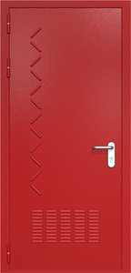 Однопольная дверь ДМП-1 с вентиляционной решеткой и рисунком (ручки «хром») Однопольная дверь ДМП-1 с вентиляционной решеткой и рисунком (ручки «хром»)