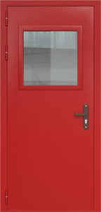 Однопольная дверь ДС-1(О) со стеклопакетом (500х500)