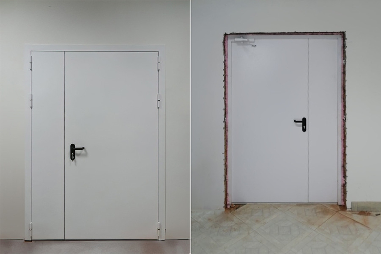 Белая полуторная дверь (г. Пушкино) Белая полуторная дверь (г. Пушкино)