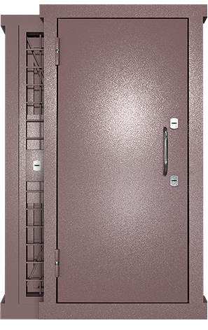 Металлические бронированные двери 