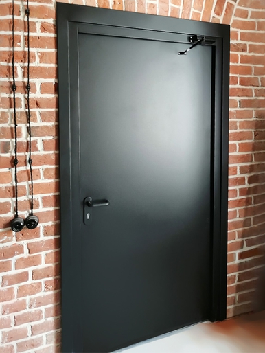 Огнестойкая дверь, вид изнутри (офисный центр, ул. 3-я Ямская Тверская) Огнестойкая дверь, вид изнутри (офисный центр, ул. 3-я Ямская Тверская)