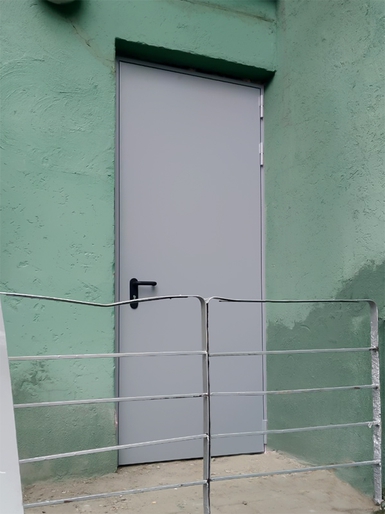 Дверь с внешней стороны (ул. Пенягинская, 12 к1) Дверь с внешней стороны (ул. Пенягинская, 12 к1)