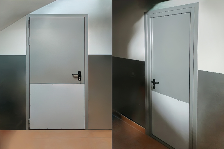 Фото однопольной двери с обеих сторон (Страстной бульвар) Фото однопольной двери с обеих сторон (Страстной бульвар)