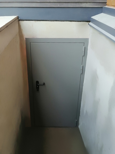 Нестандартная однопольная дверь (эко-отель «Изумрудный Лес») Нестандартная однопольная дверь (эко-отель «Изумрудный Лес»)