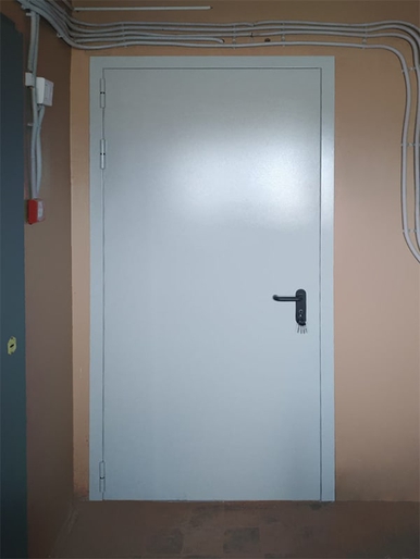 Однопольная дверь для склада (ул. Касимовская) Однопольная дверь для склада (ул. Касимовская)