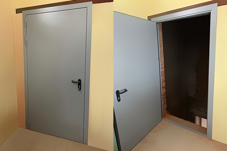 Однопольная дверь (Погорельский переулок, 5) Однопольная дверь (Погорельский переулок, 5)