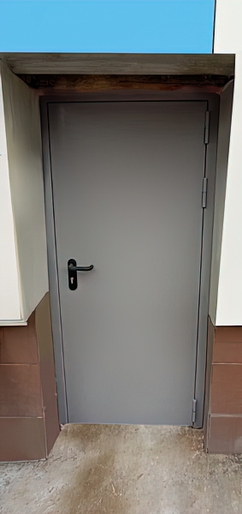 Однопольная дверь, вид с улицы (ул. Лестева) Однопольная дверь, вид с улицы (ул. Лестева)