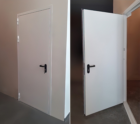 Однопольная огнестойкая дверь (Проспект Мира, 46) Однопольная огнестойкая дверь (Проспект Мира, 46)