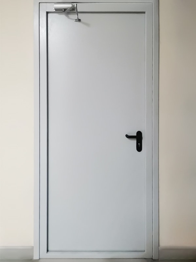 Одностворчатая дверь с доводчиком Одностворчатая дверь с доводчиком