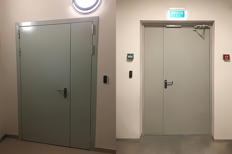 Полуторная дверь, фото с двух сторон (Бизнес-центр «ОКО») Полуторная дверь, фото с двух сторон (Бизнес-центр «ОКО»)
