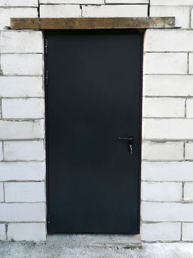 Темная огнестойкая дверь (г. Люберцы) Темная огнестойкая дверь (г. Люберцы)