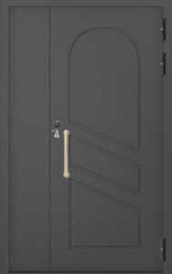Двупольная техническая дверь с выдавленным рисунком 26